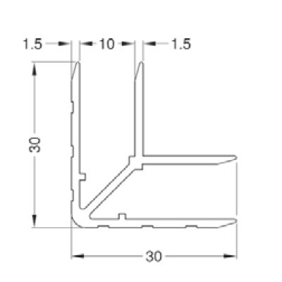 Insteekhoeklijn 10mm - Afbeelding 2