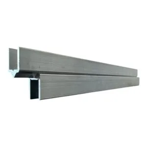 Aluminium sluitprofiel 10 mm geschikt voor Multiplex Berken 9 mm met HPL