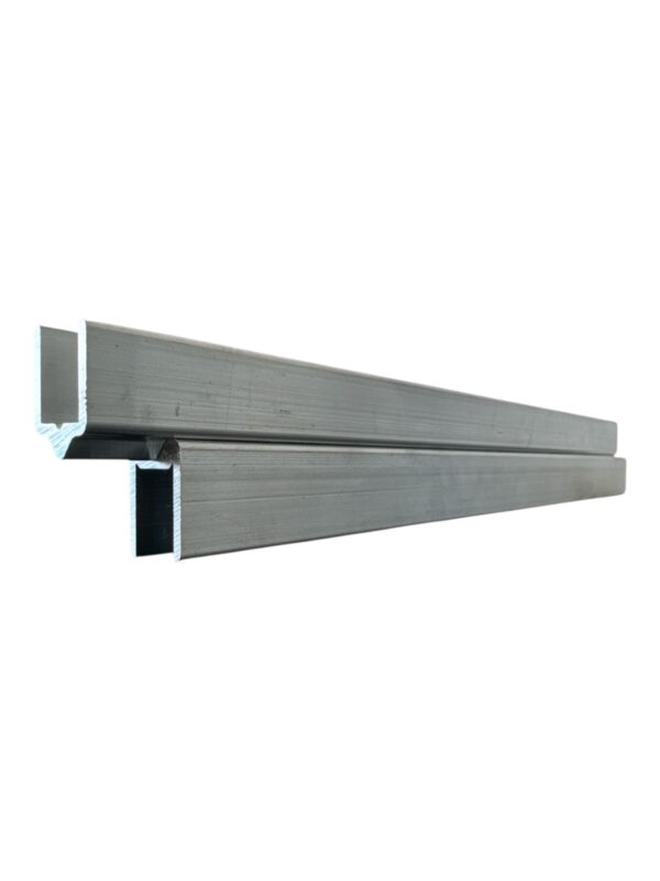 Aluminium sluitprofiel 10 mm geschikt voor Multiplex Berken 9 mm met HPL