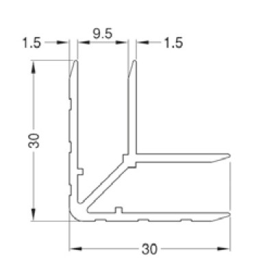 Insteekhoeklijn 9.5mm - Afbeelding 2