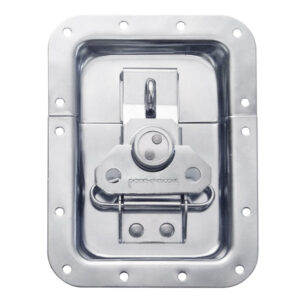 Grote inbouw vlindersluiting met slotoog