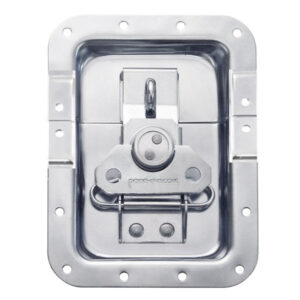 Grote inbouw vlindersluiting met slotoog en met verzet