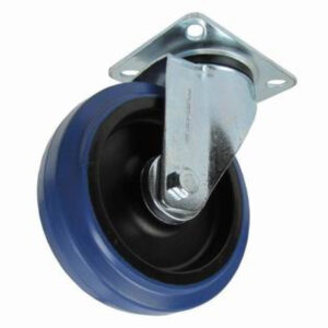 Zwenkwiel 125mm blauw