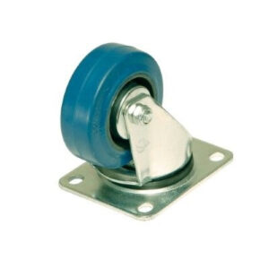 Zwenkwiel 80mm blauw