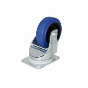 Zwenkwiel Automatisch 100mm blauw